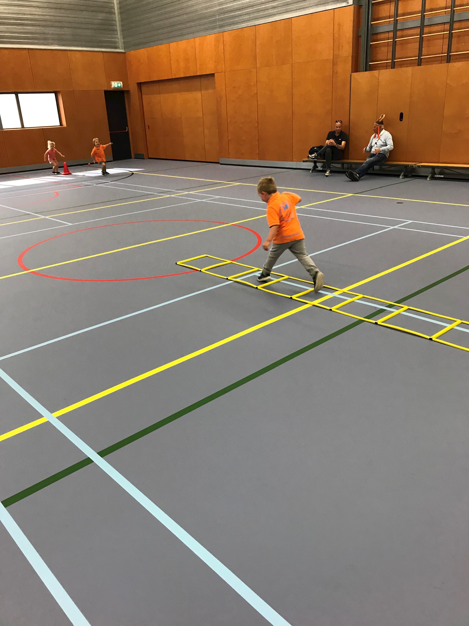 Rennen Door Trapladder