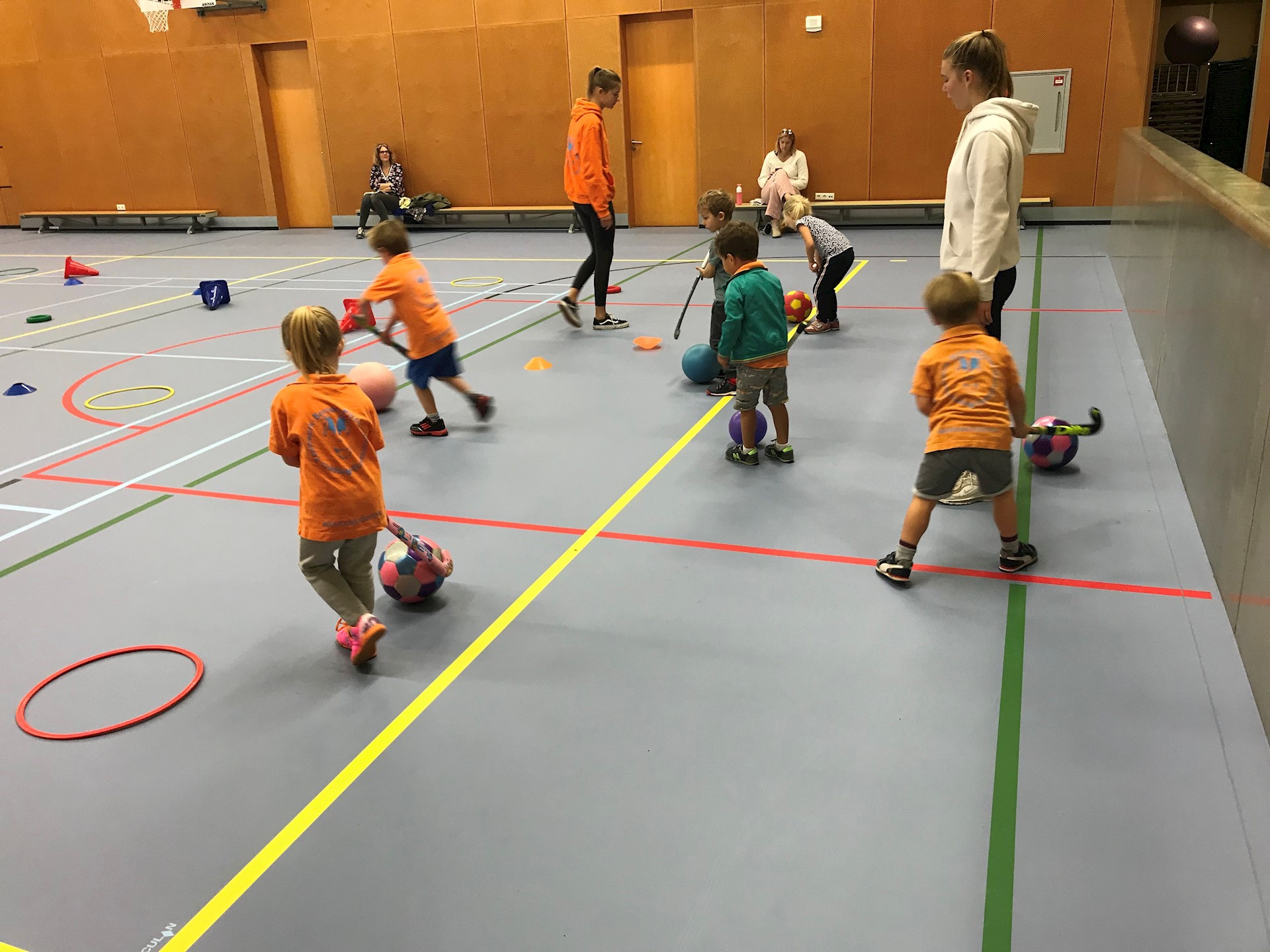 Hockeyen Met Voetballen